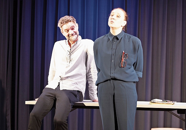 Rhaban Straumann und Elisabeth Hart kamen in Freienwil gut an.Bild: sim