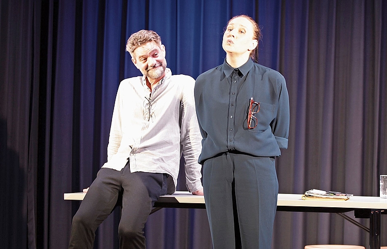 Rhaban Straumann und Elisabeth Hart kamen in Freienwil gut an.Bild: sim